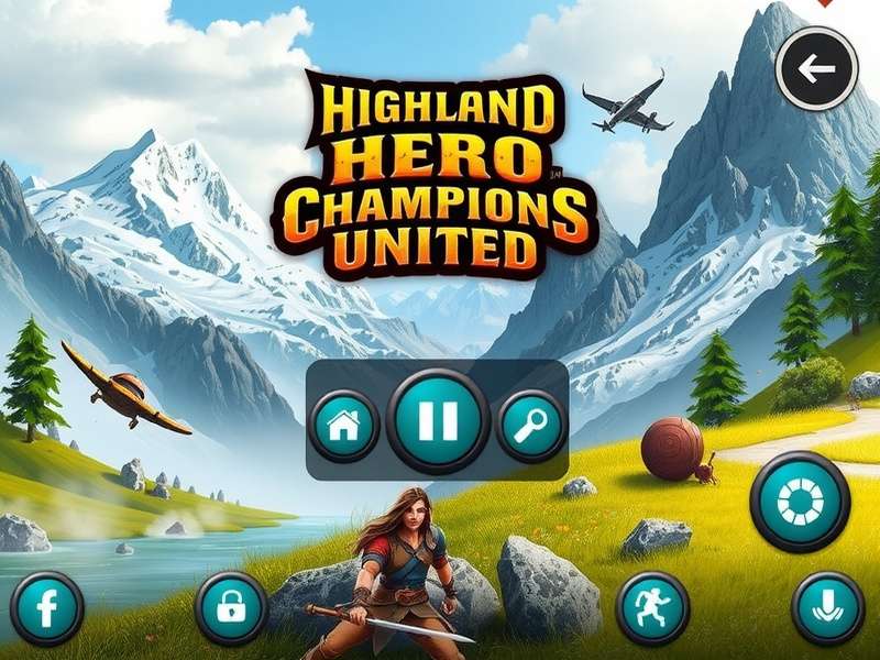 Highland Hero Champions United Main Game Interface with Himalayan Highland Setting